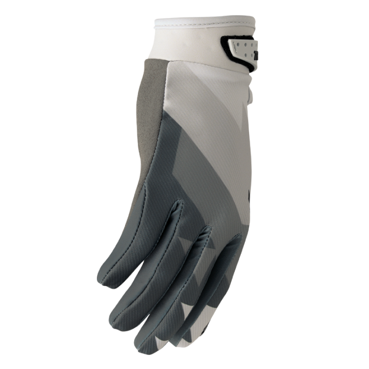 Gants Thor launchmode blanc/gris | Oxmoto