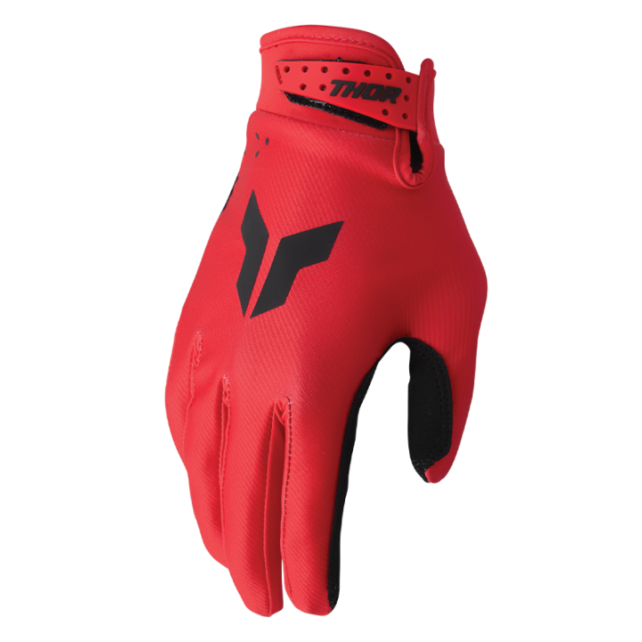 Gants Thor launchmode rouge/noir | Oxmoto