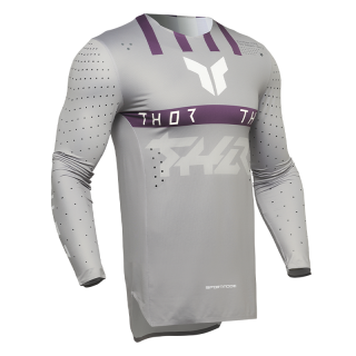 Maillot Thor sportmode flite gris 2025 | Oxmoto