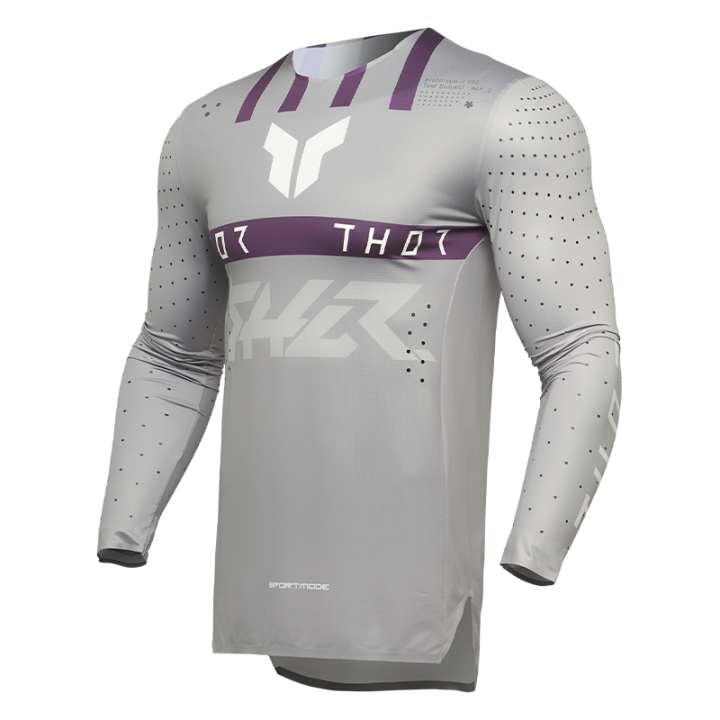 Maillot Thor sportmode flite gris 2025 | Oxmoto