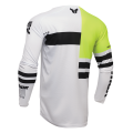 Maillot Thor launchmode dozer jaune/blanc 2025 | Oxmoto