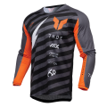 Maillot Thor launchmode vented noir/gris 2025 | Oxmoto