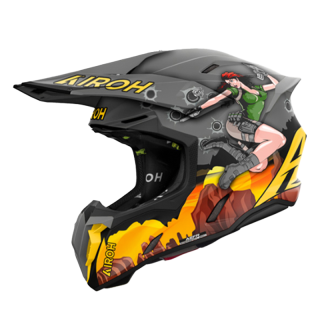 Casque Airoh twist 3 adventure mat 2024 | Oxmoto