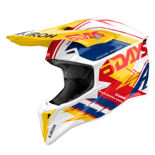 Casque Airoh wraaap 6days spain brillant 2024 | Oxmoto