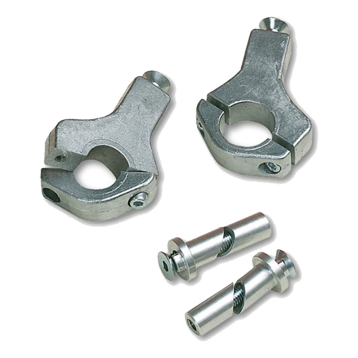 Protège-mains UFO alu ø 22,2mm jaune | Oxmoto