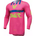 Maillot Thor sportmode flite neon eli steria rose/bleu 2025