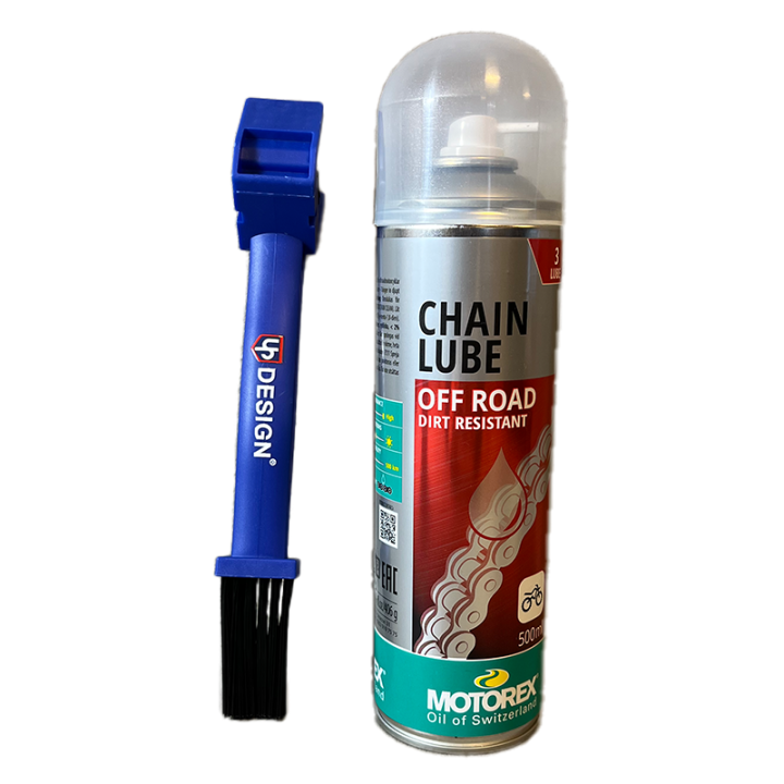 Kit brosse + graisse chaîne Motorex | Oxmoto