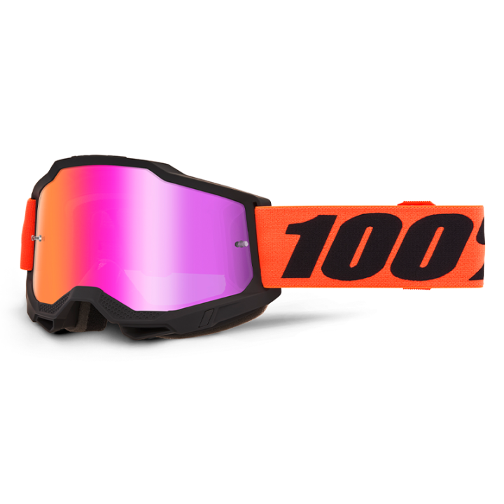 Lunettes 100% accuri 2 ferran - ecran mirror dark rouge