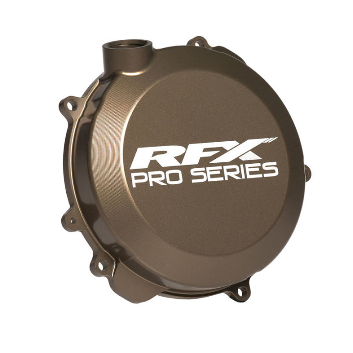 Couvre-carter d’embrayage RFX pro anodisé dur noir Husqvarna tc 125 2016-2022