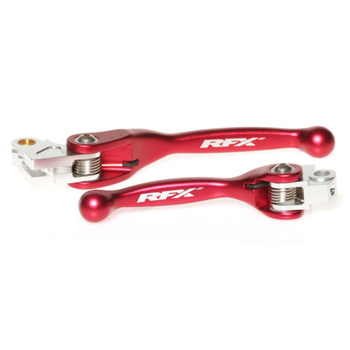 Ensemble de leviers retournables forgés RFX race rouge Honda crf 250 x 2004-2019