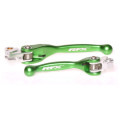 Ensemble de leviers retournables forgés RFX race vert Kawasaki kx 250 f 2004-2012