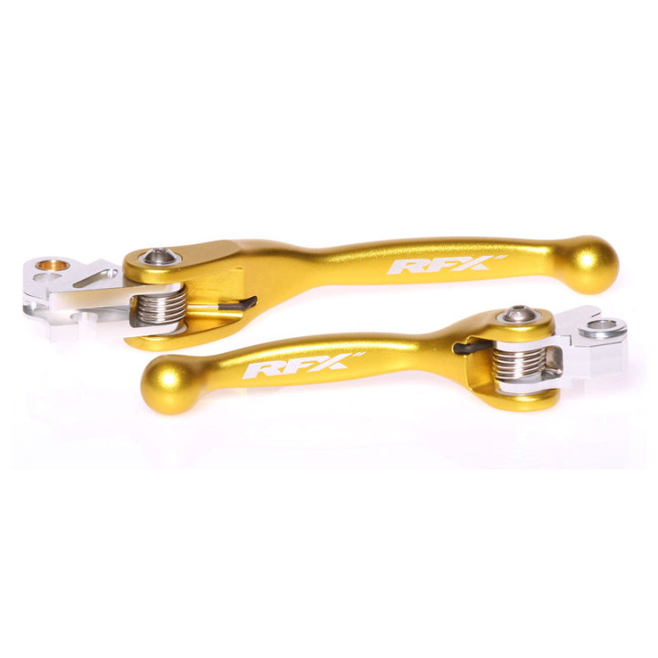 Ensemble de leviers retournables forgés RFX race jaune Suzuki rm 85 2005-2022