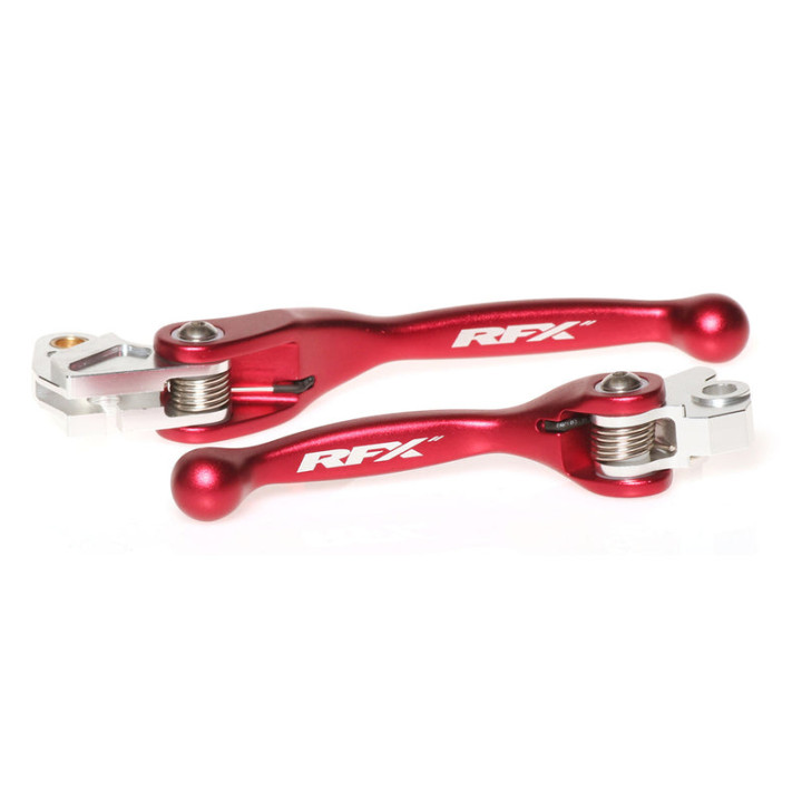 Ensemble de leviers retournables forgés RFX race rouge Kawasaki kx 85 2001-2024