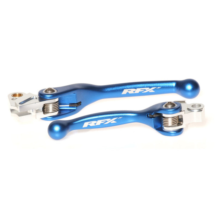 Ensemble de leviers retournables forgés RFX race bleu Yamaha yz 125 2008-2014