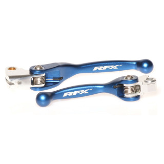 Jeu de leviers retournables forgés RFX race bleu Yamaha wrf 250-450 wr 250 2005-2019