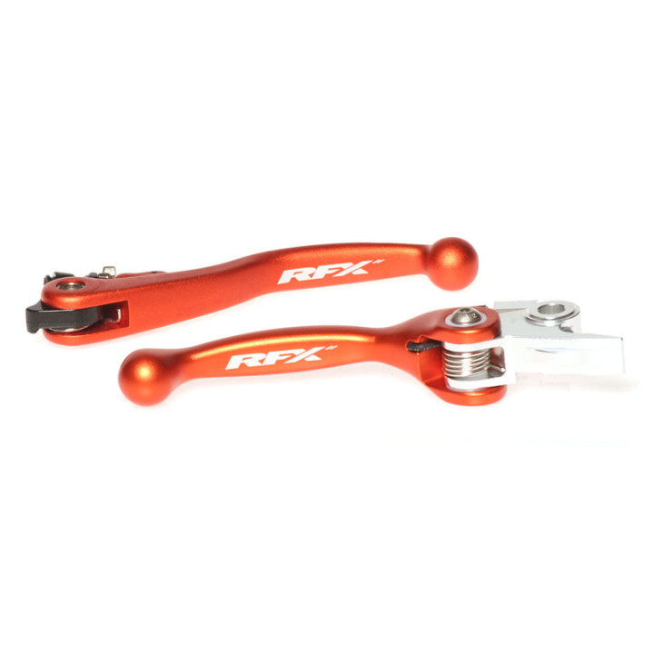 Ensemble de leviers retournables forgés RFX race orange KTM 125 exc 2014-2016