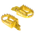 Repose-pieds RFX Pro Series aluminium CNC - jaune | Oxmoto