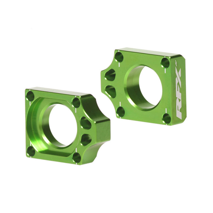 Tendeurs de chaîne RFX pro vert Kawasaki kx 250 f 2004-2016