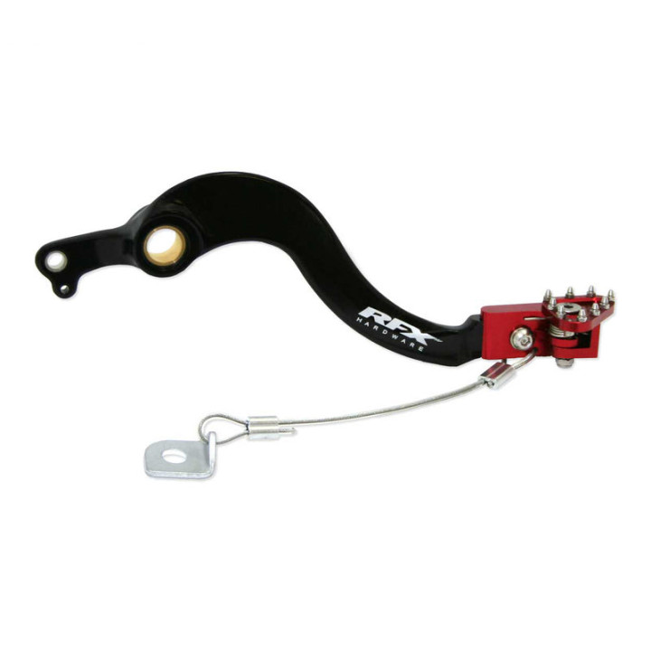 Pédale de frein arrière RFX pro ft noir/rouge Honda crf250 crf 250 r 2004-2009