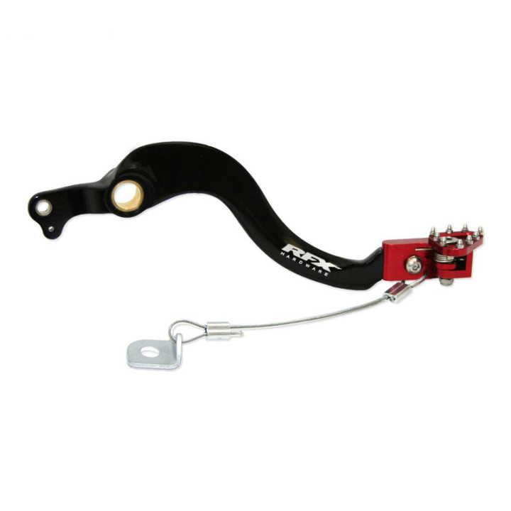 Pédale de frein arrière RFX pro ft noir/rouge Honda crf250 crf 450 r 2005-2025