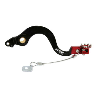 Pédale de frein RFX Pro Series - embout repliable - noir/rouge FXRB1030099RD