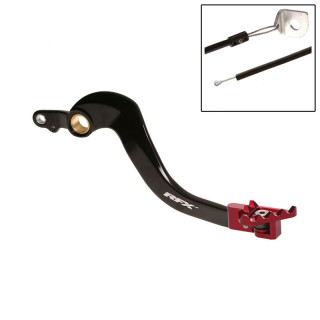 Pédale de frein arrière RFX pro ft noir/rouge Honda crfx250 crf 250 x 2004-2019
