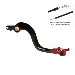 Pédale de frein arrière RFX pro ft noir/rouge Honda cr250 cr 250 r 2002-2007