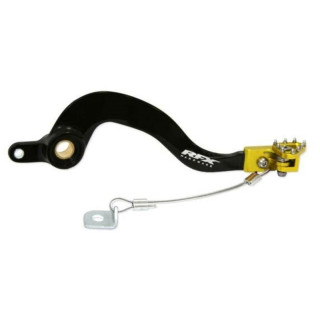 Pédale de frein RFX Pro Series - embout fixe - noir/jaune FXRB3050199YL