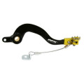 Pédale de frein RFX Pro Series - embout fixe - noir/jaune FXRB3050199YL