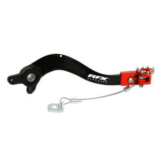 Pédale de frein arrière RFX pro ft noir/orange KTM 250 exc 2007-2017