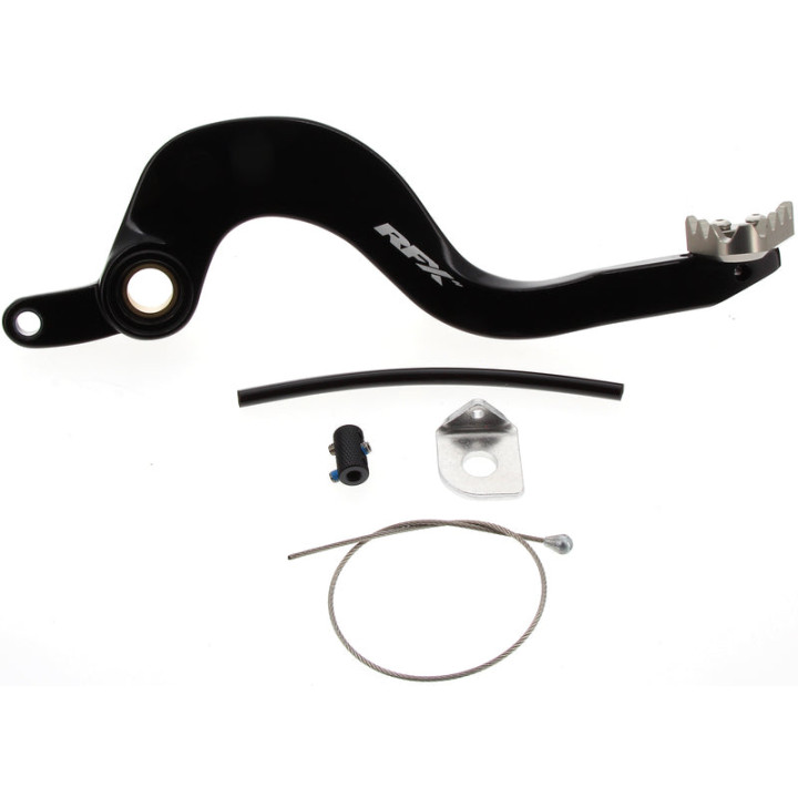 Pédale de frein arrière RFX pro st noir/anodisé dur KTM 250 exc 2007-2017