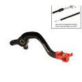 Pédale de frein arrière RFX pro ft noir/orange KTM sx65 65 sx 2009-2023