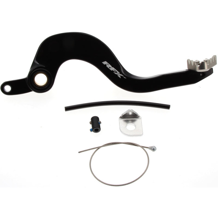 Pédale de frein RFX Pro Series - embout fixe - noir/ titane