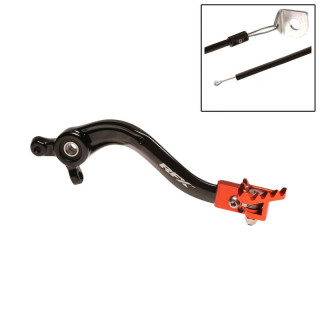 Pédale de frein arrière RFX pro ft noir/orange Husqvarna fc 250 2016-2016