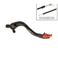Pédale de frein arrière RFX pro st anodisé dur noir/orange Husqvarna fc 250 2016-2016