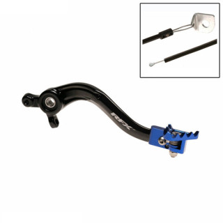 Pédale de frein RFX Pro Series - embout repliable - noir/bleu FXRB7060099BU
