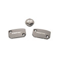 Jeu de couvercles de maîtres-cylindres RFX Pro Series - gris minéral / frein et embrayage Brembo