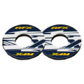Paire de donuts de poignée RFX sport (X Bleu/Jaune) | Oxmoto