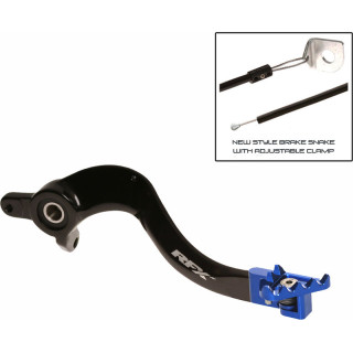 Pédale de frein RFX Pro Series - embout repliable - bleu FXRB5080099BU