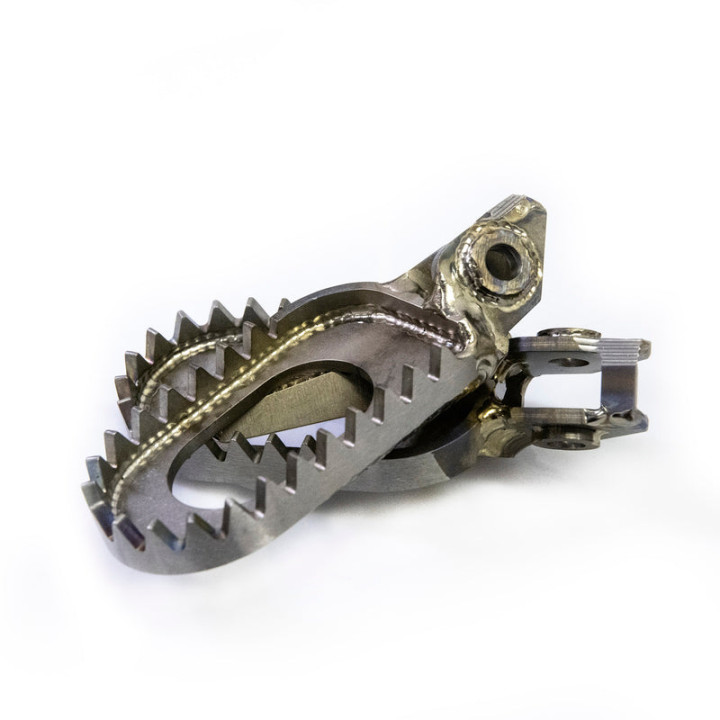 Repose-pieds titane RFX factory Kawasaki kx 250 f 2006-2018