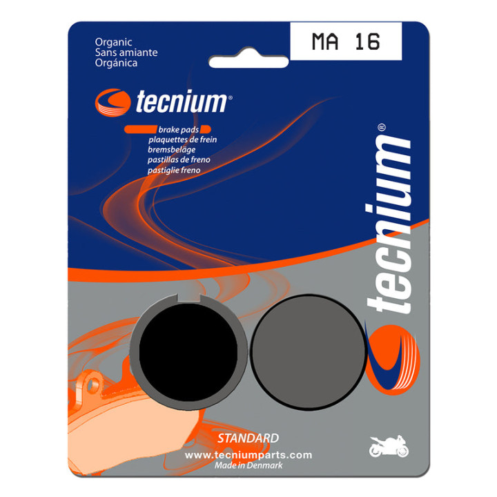 Plaquettes de frein Tecnium route organique - MA16 | Oxmoto