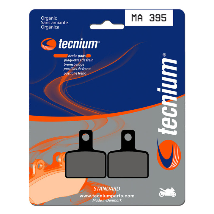 Plaquettes de frein Tecnium route organique - MA395 | Oxmoto