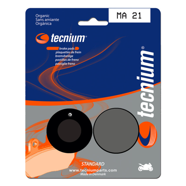 Plaquettes de frein Tecnium route organique ma21 maico gm500 star 1986-1986