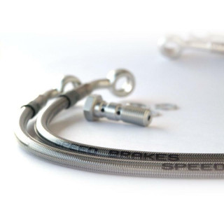 Durite de frein aviation speedbrakes inox/raccord alu Suzuki rm 85 2002-2004