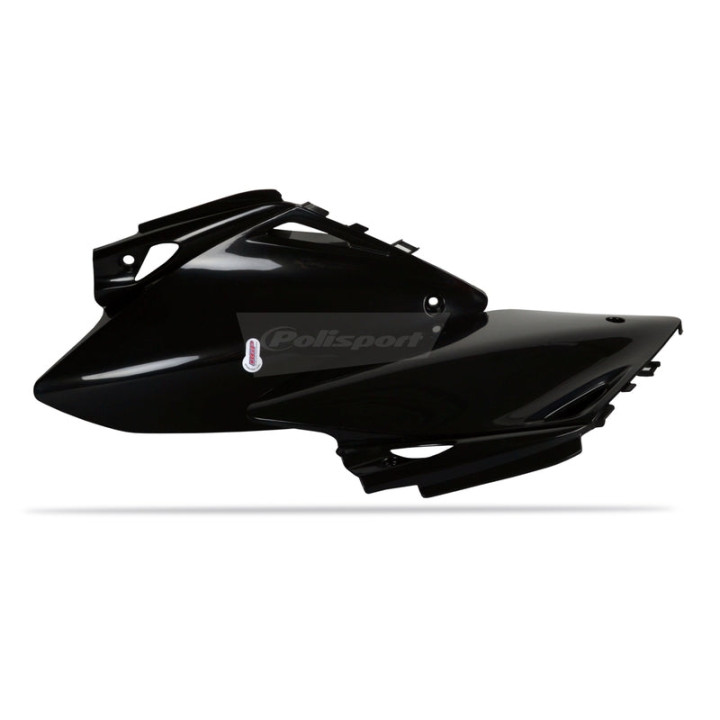 Plaques latérales Polisport noir Honda crf 450 r 2007-2008