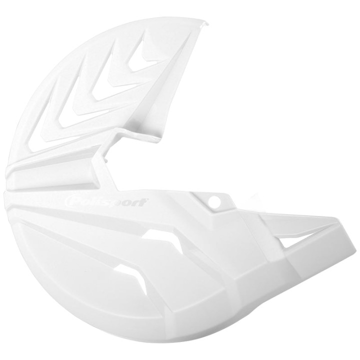 Protège disque avant Polisport blanc 8156000001 | Oxmoto