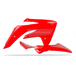 Ouïes de radiateur Polisport rouge Honda CRF110F | Oxmoto