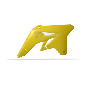 Ouïes de radiateur Polisport jaune Suzuki RM-Z250 | Oxmoto