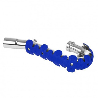 Protection d'échappement Polisport long bleu | Oxmoto