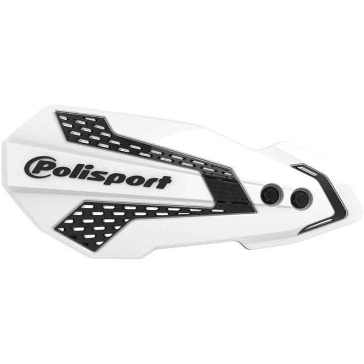 Protège-mains Polisport mx flow blanc / noir - Kawasaki kx250f / 450f kx 250 2019-2023